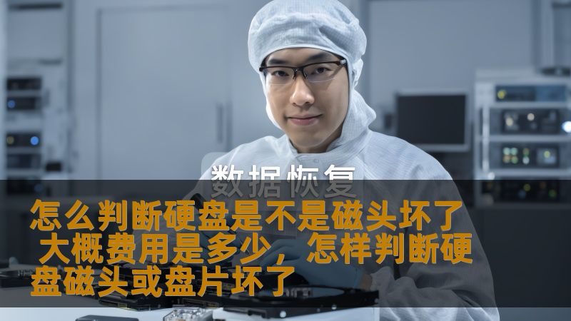 怎么判断硬盘是不是磁头坏了 大概费用是多少，怎样判断硬盘磁头或盘片坏了