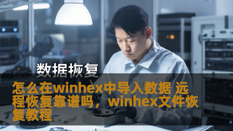怎么在winhex中导入数据 远程恢复靠谱吗，winhex文件恢复教程