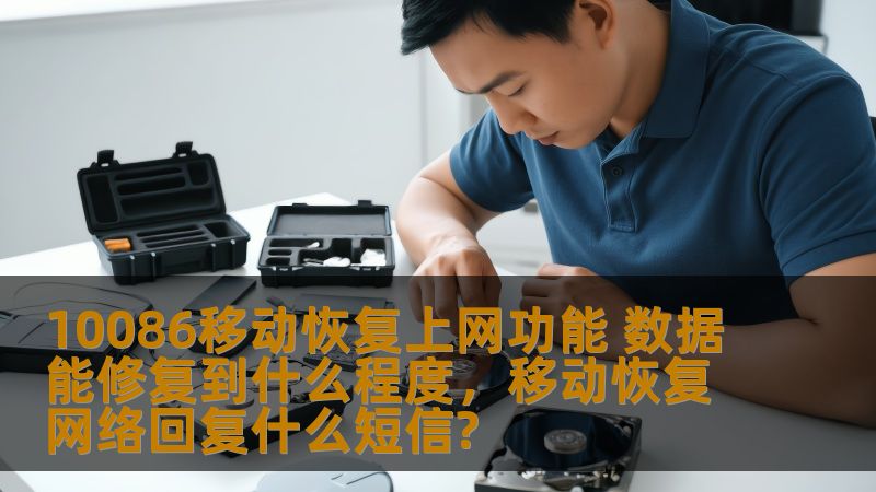 10086移动恢复上网功能 数据能修复到什么程度，移动恢复网络回复什么短信?