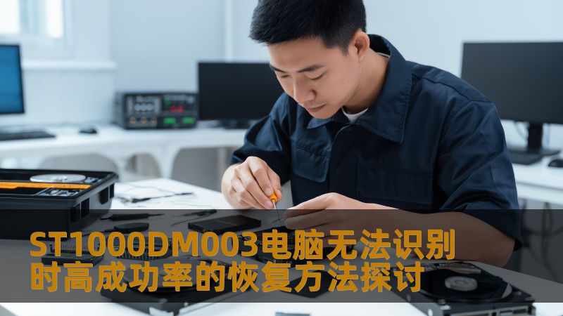 ST1000DM003电脑无法识别时高成功率的恢复方法探讨