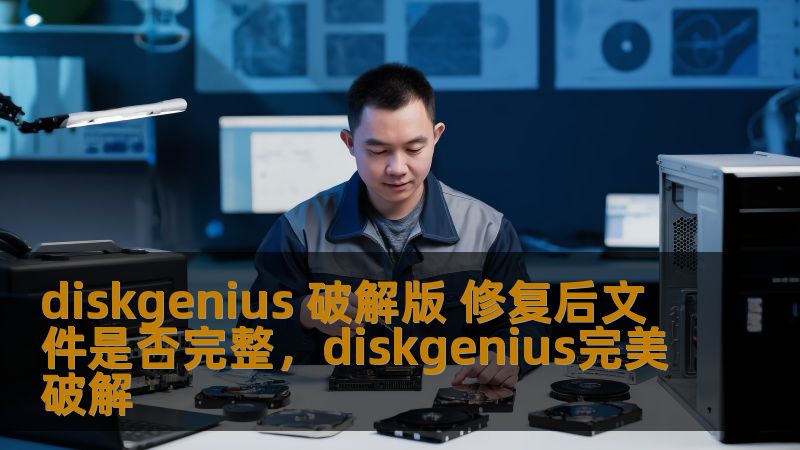 diskgenius 破解版 修复后文件是否完整，diskgenius完美破解