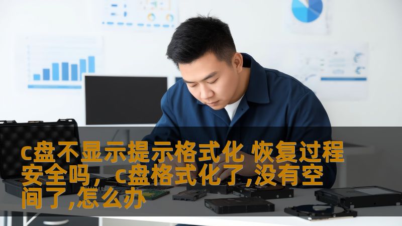 c盘不显示提示格式化 恢复过程安全吗，c盘格式化了,没有空间了,怎么办