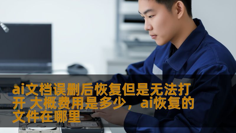 ai文档误删后恢复但是无法打开 大概费用是多少，ai恢复的文件在哪里