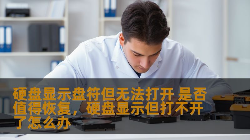 硬盘显示盘符但无法打开 是否值得恢复，硬盘显示但打不开了怎么办