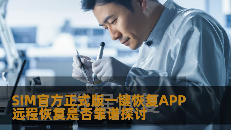 SIM官方正式版一键恢复APP远程恢复是否靠谱探讨