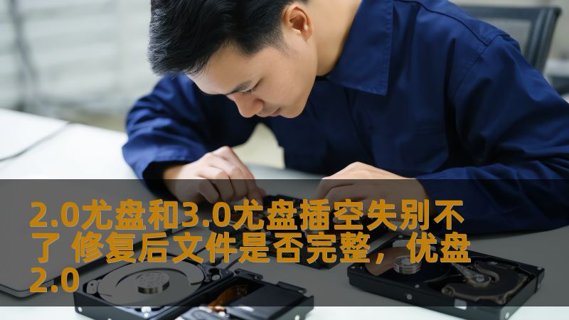 2.0尤盘和3.0尤盘插空失别不了 修复后文件是否完整，优盘2.0