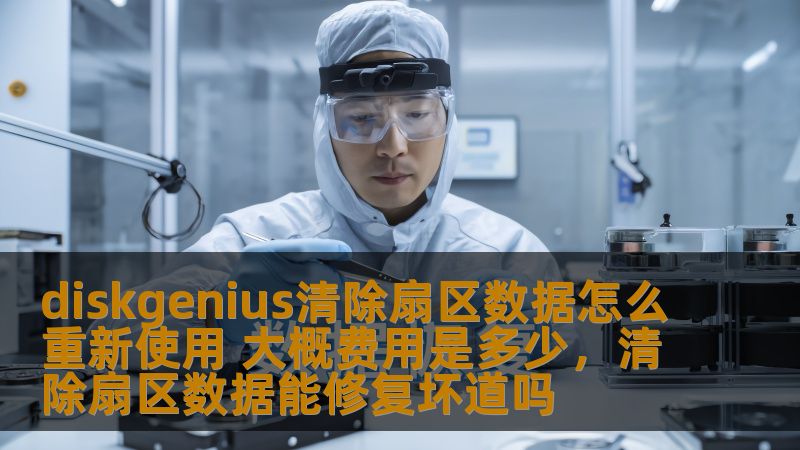 diskgenius清除扇区数据怎么重新使用 大概费用是多少，清除扇区数据能修复坏道吗