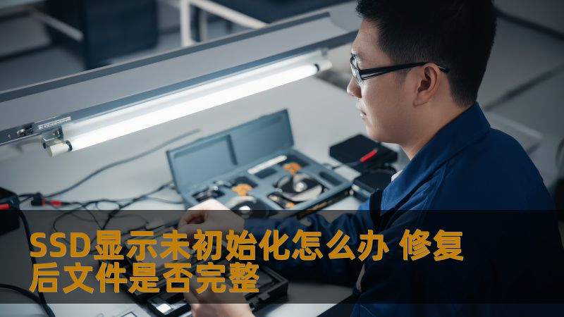 SSD显示未初始化怎么办 修复后文件是否完整 SSD显示未初始化怎么办 修复后文件是否完整