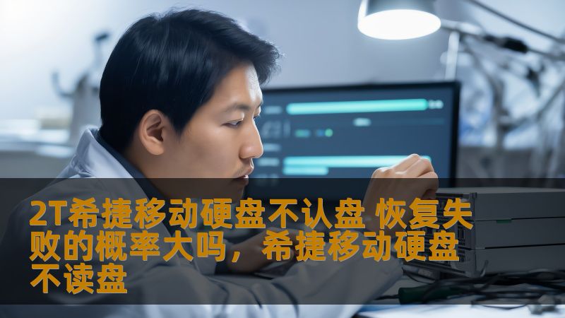 2T希捷移动硬盘不认盘 恢复失败的概率大吗，希捷移动硬盘不读盘