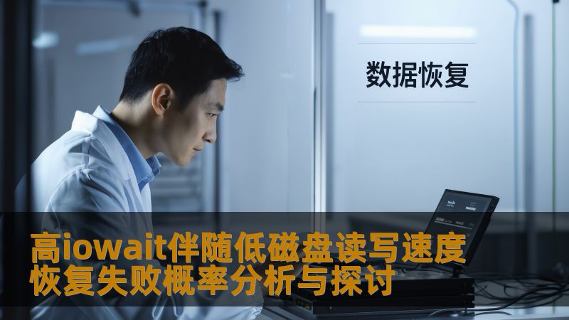 分析高iowait伴随低磁盘读写速度的原因与解决方案，探讨数据恢复失败的概率及其影响因素。