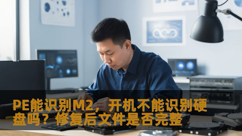 PE能识别M2，开机不能识别硬盘吗？修复后文件是否完整