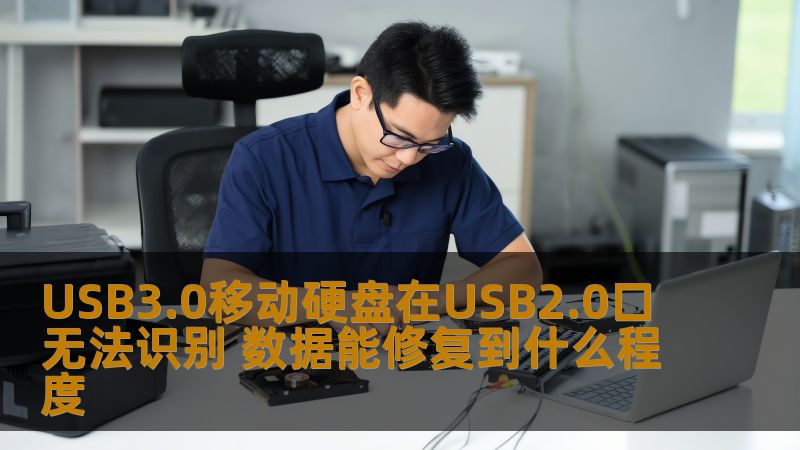 USB3.0移动硬盘在USB2.0口无法识别 数据能修复到什么程度