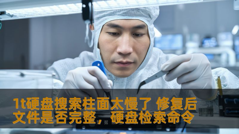 1t硬盘搜索柱面太慢了 修复后文件是否完整，硬盘检索命令                    本文将探讨1T硬盘在出现搜索柱面速度过慢的问题时，如何修复并确保数据文件完整性。通过专业方法和技巧帮助您恢复硬盘性能，保证文件无忧。    1T硬盘，搜索柱面慢，硬盘修复，文件完整性，硬盘性能，数据恢复，硬盘优化    1T硬盘搜索柱面过慢的原因    在日常使用电脑的过程中，很多用户可能会遇到硬盘运行