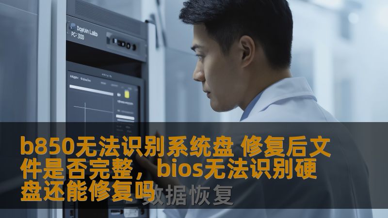 本文深入探讨了“b850无法识别系统盘”的问题，并为大家提供了解决方案。我们将从问题的根源入手，分析可能的修复方式，最终帮助用户解决无法识别系统盘的问题，确保文件完整性无忧。