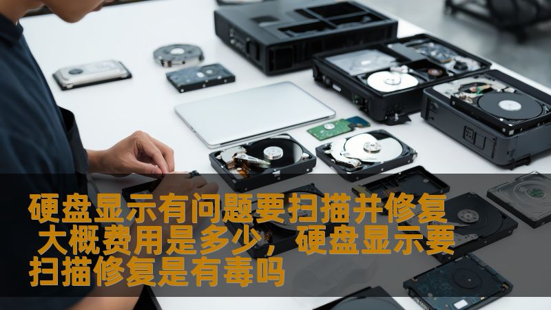 硬盘显示有问题要扫描并修复 大概费用是多少，硬盘显示要扫描修复是有毒吗