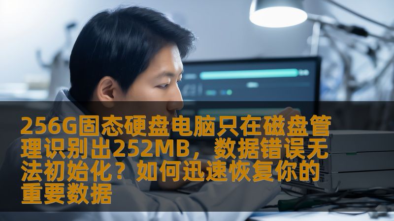 256G固态硬盘电脑只在磁盘管理识别出252MB,数据错误无法初始化?如何迅速恢复你的重要数据 256G固态硬盘电脑只在磁盘管理识别出252MB,数据错误无法初始化?如何迅速恢复你的重要数据