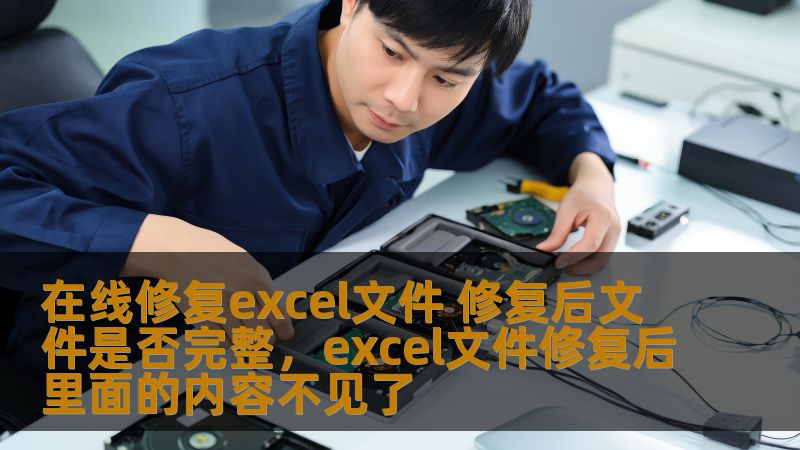 在线修复excel文件 修复后文件是否完整，excel文件修复后里面的内容不见了