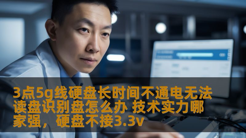 3点5g线硬盘长时间不通电无法读盘识别盘怎么办 技术实力哪家强，硬盘不接3.3v