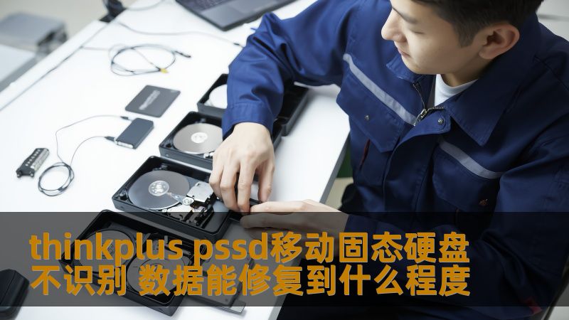 thinkplus pssd移动固态硬盘不识别 数据能修复到什么程度 thinkplus pssd移动固态硬盘不识别 数据能修复到什么程度