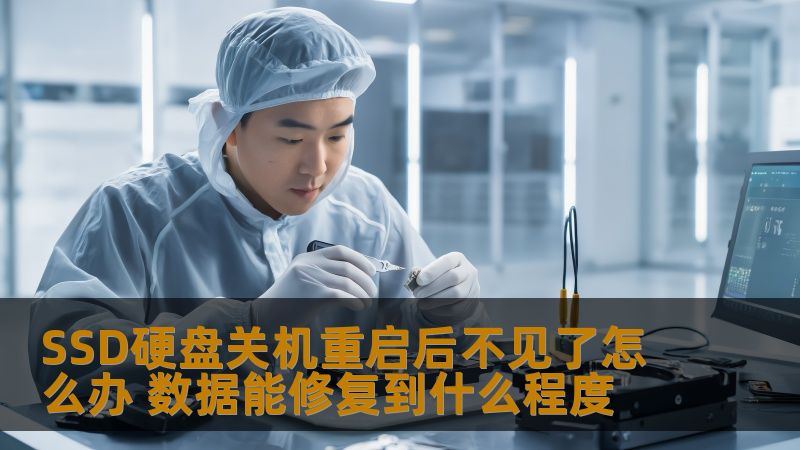 SSD硬盘关机重启后不见了怎么办 数据能修复到什么程度 SSD硬盘关机重启后不见了怎么办 数据能修复到什么程度
