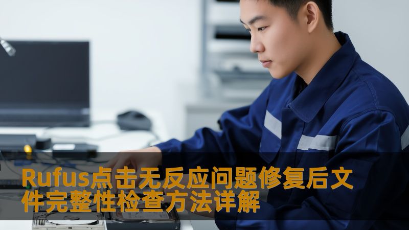 详细介绍Rufus点击无反应问题修复及文件完整性检查方法，帮助用户解决USB制作工具相关问题。
