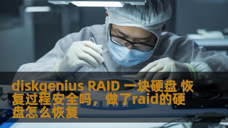 diskgenius RAID 一块硬盘 恢复过程安全吗，做了raid的硬盘怎么恢复