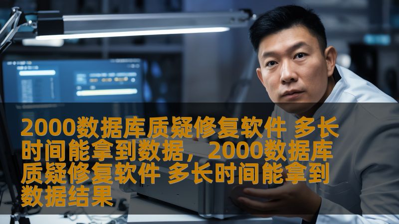 2000数据库质疑修复软件 多长时间能拿到数据，2000数据库质疑修复软件 多长时间能拿到数据结果                    随着数据库系统的复杂性和数据量的剧增，数据丢失、损坏等问题日益凸显。为了有效修复这些问题，许多企业选择使用2000数据库质疑修复软件。本文将详细分析这种软件的工作原理、修复效率及其在数据恢复中的实际表现，帮助您了解它能在多长时间内恢复丢失的数据。    2000