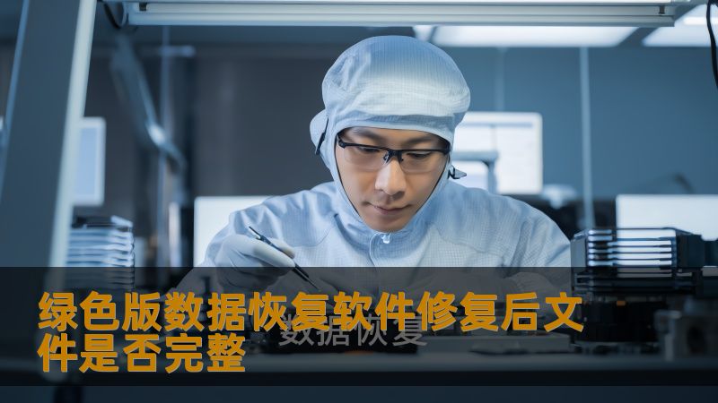 探索绿色版数据恢复软件的功能，了解修复后文件的完整性，帮助用户有效恢复误删数据。