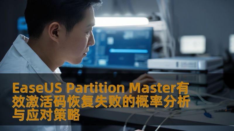 分析EaseUS Partition Master有效激活码恢复失败的概率，并提供应对策略，帮助用户解决数据恢复问题。