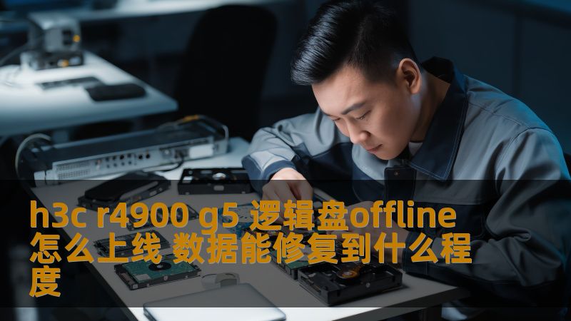 了解如何将 h3c r4900 g5 逻辑盘offline上线，探索数据恢复的可能性和修复程度，助您解决存储问题。