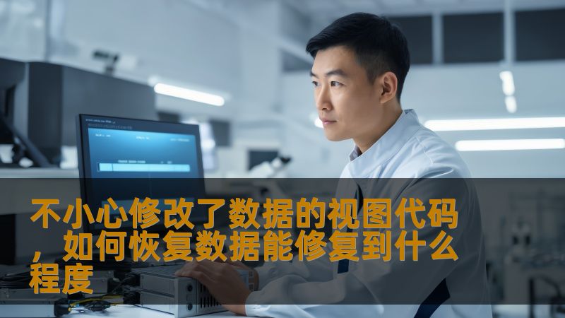不小心修改了数据的视图代码,如何恢复数据能修复到什么程度 不小心修改了数据的视图代码,如何恢复数据能修复到什么程度