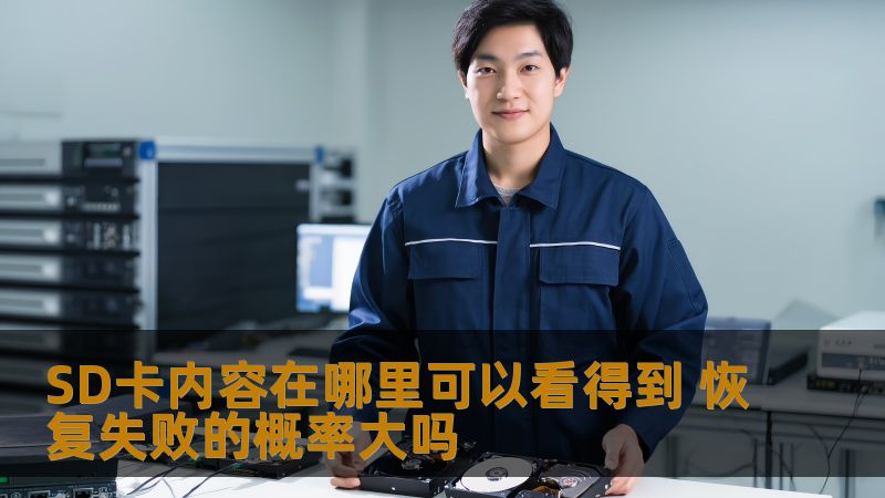 SD卡内容在哪里可以看得到 恢复失败的概率大吗