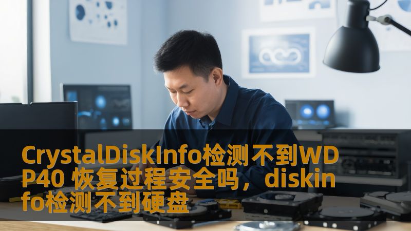 CrystalDiskInfo检测不到WDP40 恢复过程安全吗，diskinfo检测不到硬盘