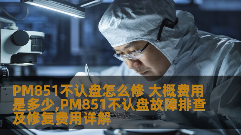 了解PM851不认盘的故障原因及修复方法，提供详细的故障排查步骤和费用分析，助您快速解决问题。