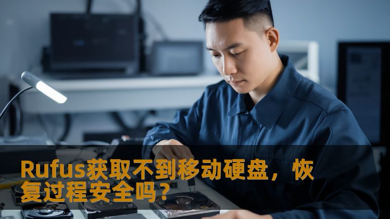 Rufus无法识别移动硬盘时，数据恢复过程的安全性及操作步骤详解，帮助用户安全恢复数据。