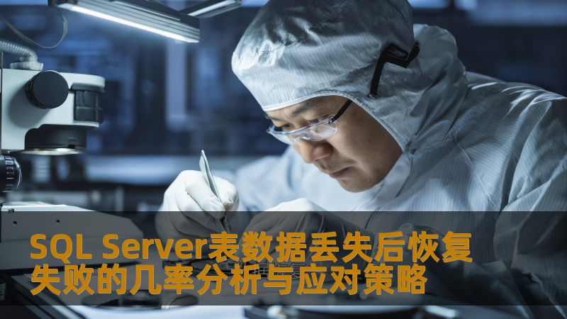 分析SQL Server表数据丢失后恢复失败的几率，并提供有效的应对策略，帮助用户应对数据库故障。