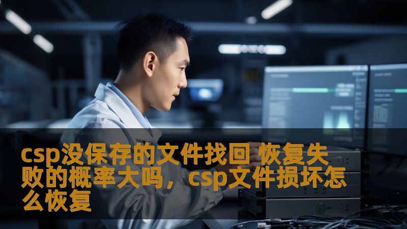 csp没保存的文件找回 恢复失败的概率大吗，csp文件损坏怎么恢复