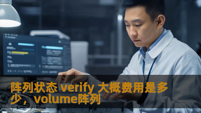 阵列状态 verify 大概费用是多少，volume阵列