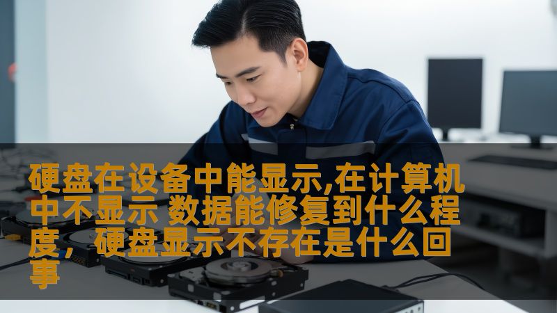 硬盘在设备中能显示,在计算机中不显示 数据能修复到什么程度，硬盘显示不存在是什么回事