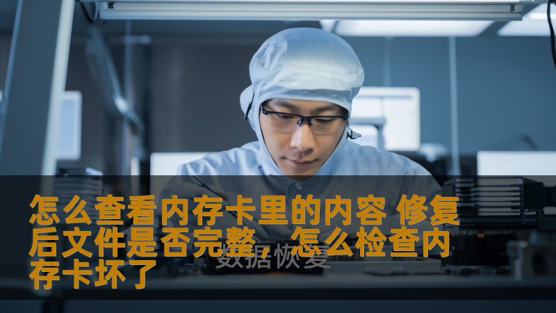 怎么查看内存卡里的内容 修复后文件是否完整，怎么检查内存卡坏了