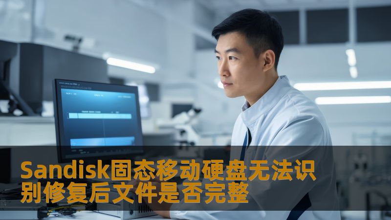 Sandisk固态移动硬盘无法识别修复后文件是否完整