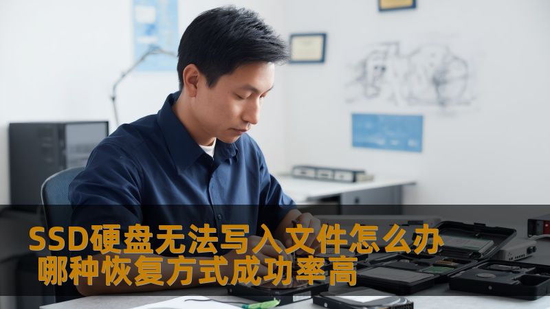 SSD硬盘无法写入文件怎么办 哪种恢复方式成功率高