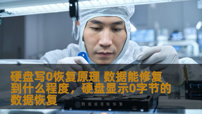 硬盘写0恢复原理 数据能修复到什么程度，硬盘显示0字节的数据恢复