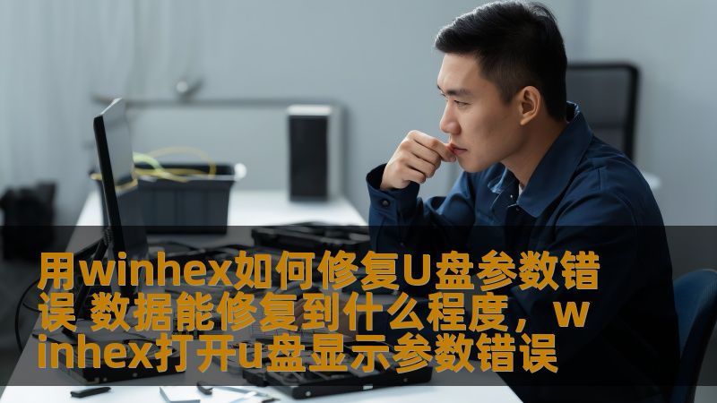 用winhex如何修复U盘参数错误 数据能修复到什么程度，winhex打开u盘显示参数错误