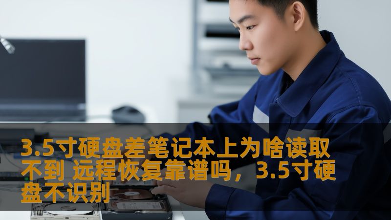 3.5寸硬盘差笔记本上为啥读取不到 远程恢复靠谱吗，3.5寸硬盘不识别