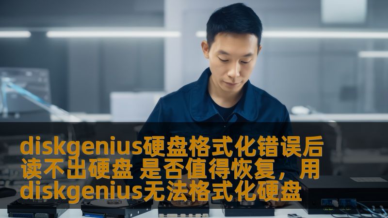 diskgenius硬盘格式化错误后读不出硬盘 是否值得恢复，用diskgenius无法格式化硬盘