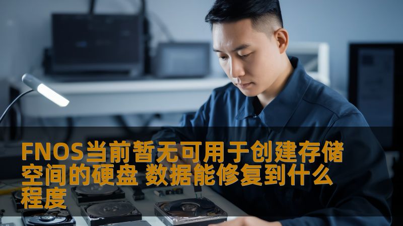 FNOS当前暂无可用于创建存储空间的硬盘 数据能修复到什么程度