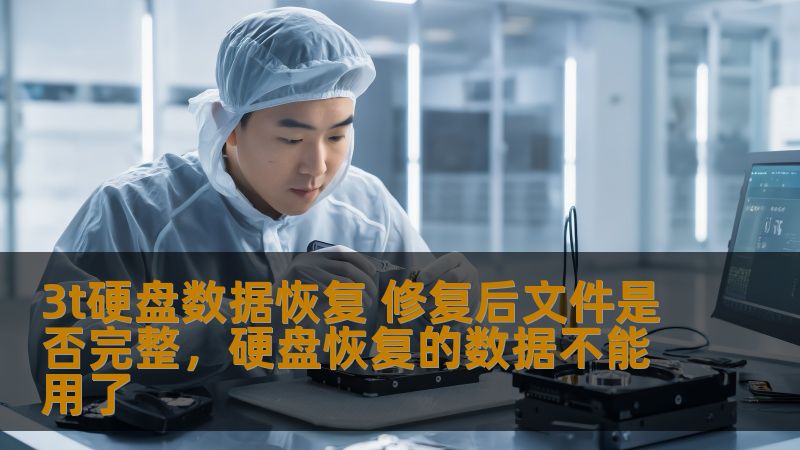 3t硬盘数据恢复 修复后文件是否完整，硬盘恢复的数据不能用了