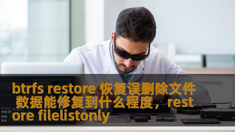 btrfs restore 恢复误删除文件 数据能修复到什么程度，restore filelistonly