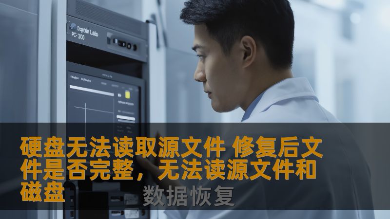 硬盘无法读取源文件 修复后文件是否完整，无法读源文件和磁盘